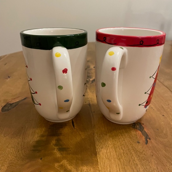 Pair of  Ceramic Christmas Mugs 16 OZ  by FTD - Picture 4 of 8